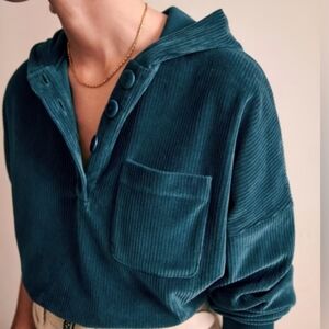 Sezane Size Small Blue Anatole Sweatshirt
